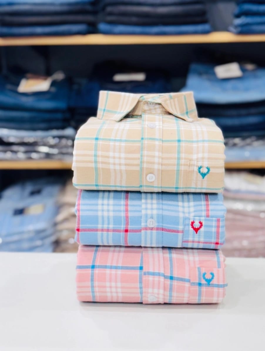 Men's Cotton Check Shirt | Full Sleeve Casual Shirt | Regular Fit Everyday Wear