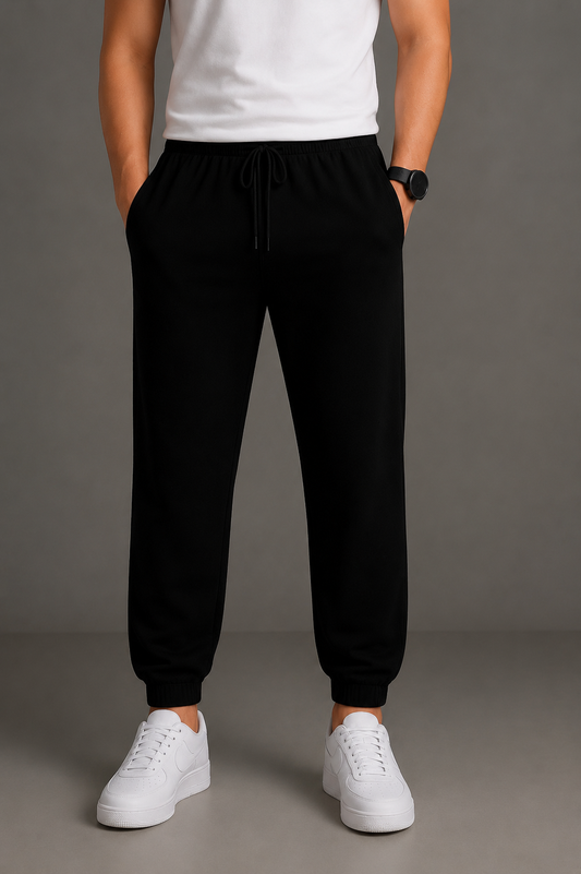 Men's Casual Track Pants (Pack of 2) | Soft Stretch Sports Joggers | Lightweight Daily Wear