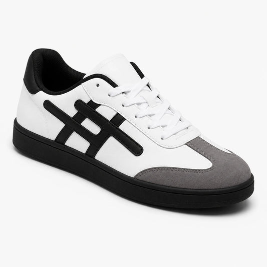 ANJRS Men's Casual Sneakers | Lightweight Everyday Walking & Running Shoes | Comfortable Lace-Up Sports Shoes