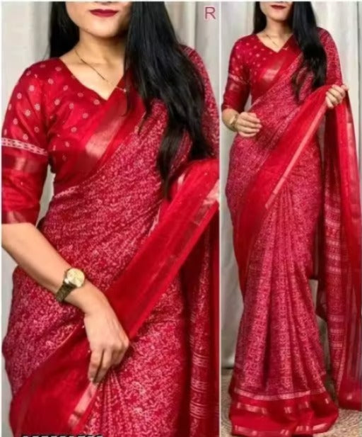 Women's Elegant Silk Saree | Traditional Party & Festive Wear Saree | Soft Premium Fabric