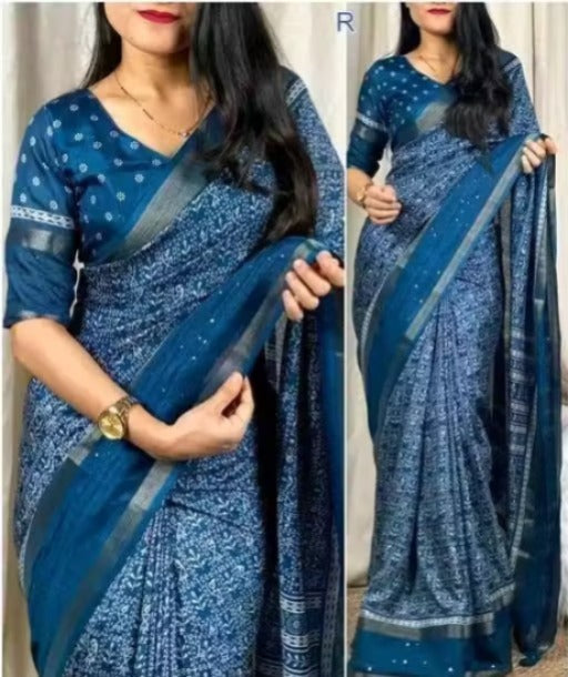 Women's Elegant Silk Saree | Traditional Party & Festive Wear Saree | Soft Premium Fabric