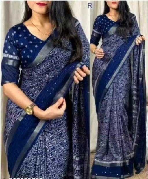 Women's Elegant Silk Saree | Traditional Party & Festive Wear Saree | Soft Premium Fabric