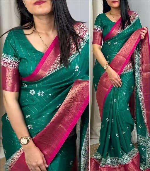Women's Dola Rico Zari Saree | Premium Traditional Party Wear Saree | Elegant Ethnic Collection