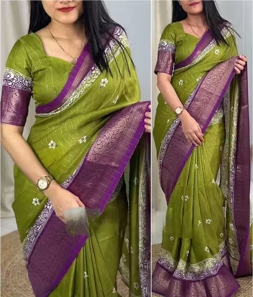 Women's Dola Rico Zari Saree | Premium Traditional Party Wear Saree | Elegant Ethnic Collection